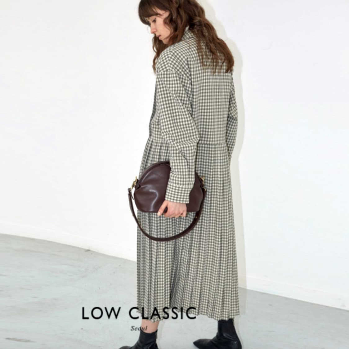 로우클래식(LOW CLASSIC) 플리츠원피스 프리사이즈 상품이미지2