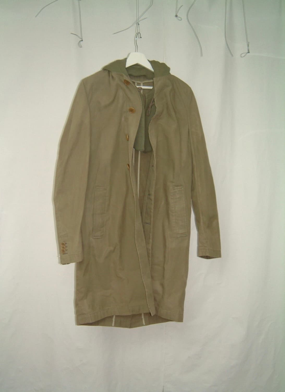 Helmut lang 04aw detachable hood coat 46 상품이미지1
