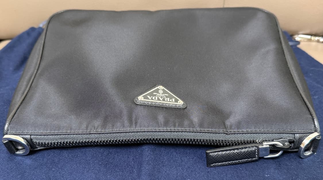 프라다 나일론 사피아노 테수토 숄더백 블랙 상품이미지8