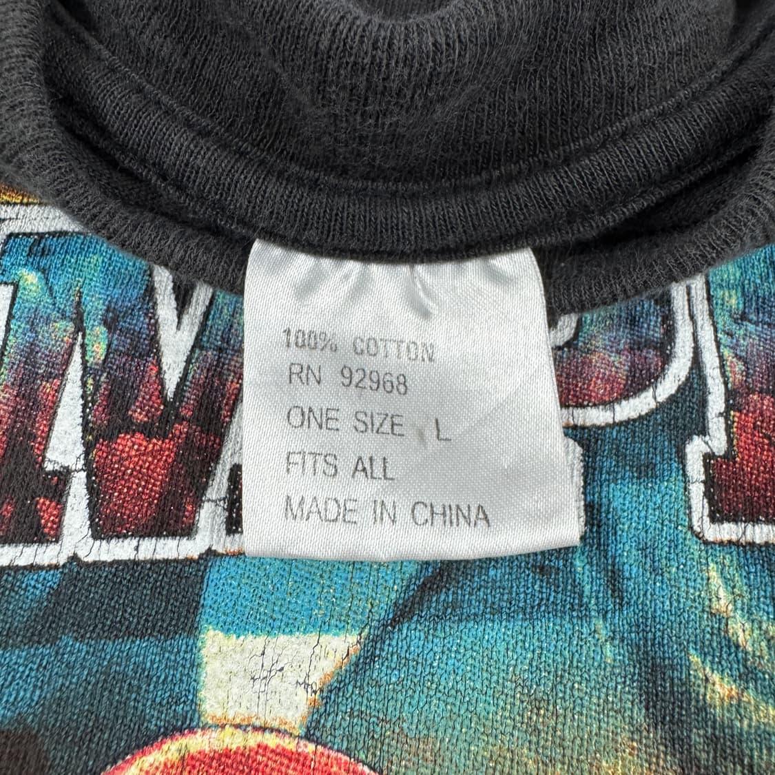 빈티지 90s Chicago Bulls Rap Tee 시카고불스 랩티셔츠 상품이미지10