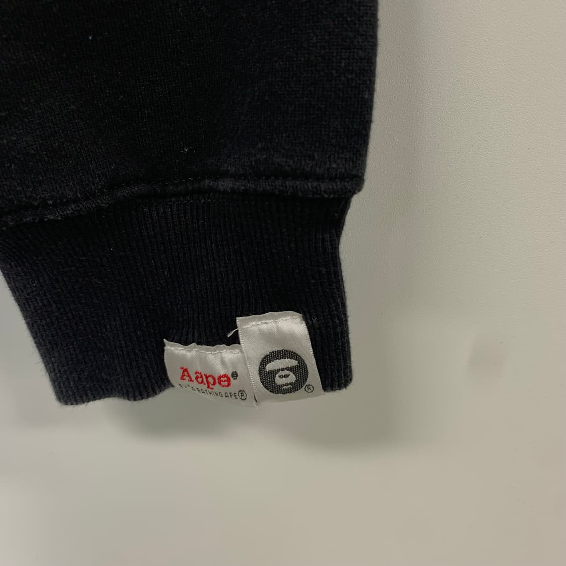 Ape 에이프 빅로고 블랙 맨투맨 상품이미지5