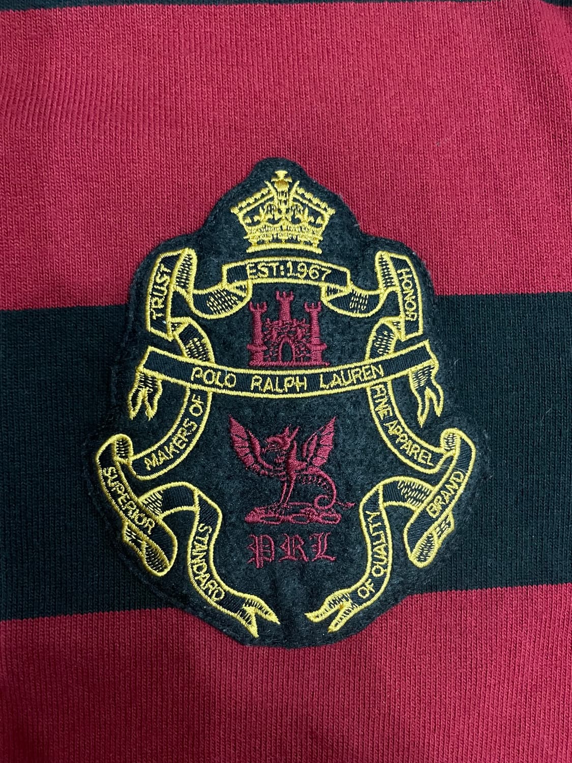 폴로 랄프로렌 자수 크레스트 로고 럭비티 상품이미지6