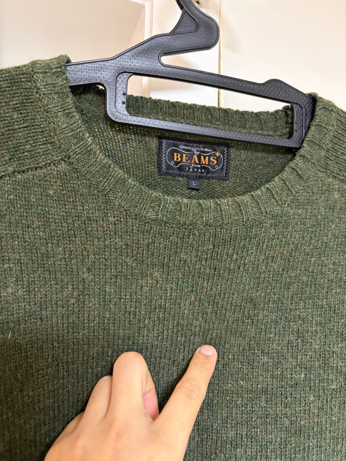 빔즈 울 니트 L 상품이미지4