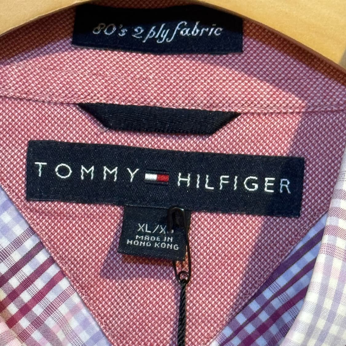 TOMMY HILFIGER 타미힐피거 카라 체크 반팔 셔츠 상품이미지8