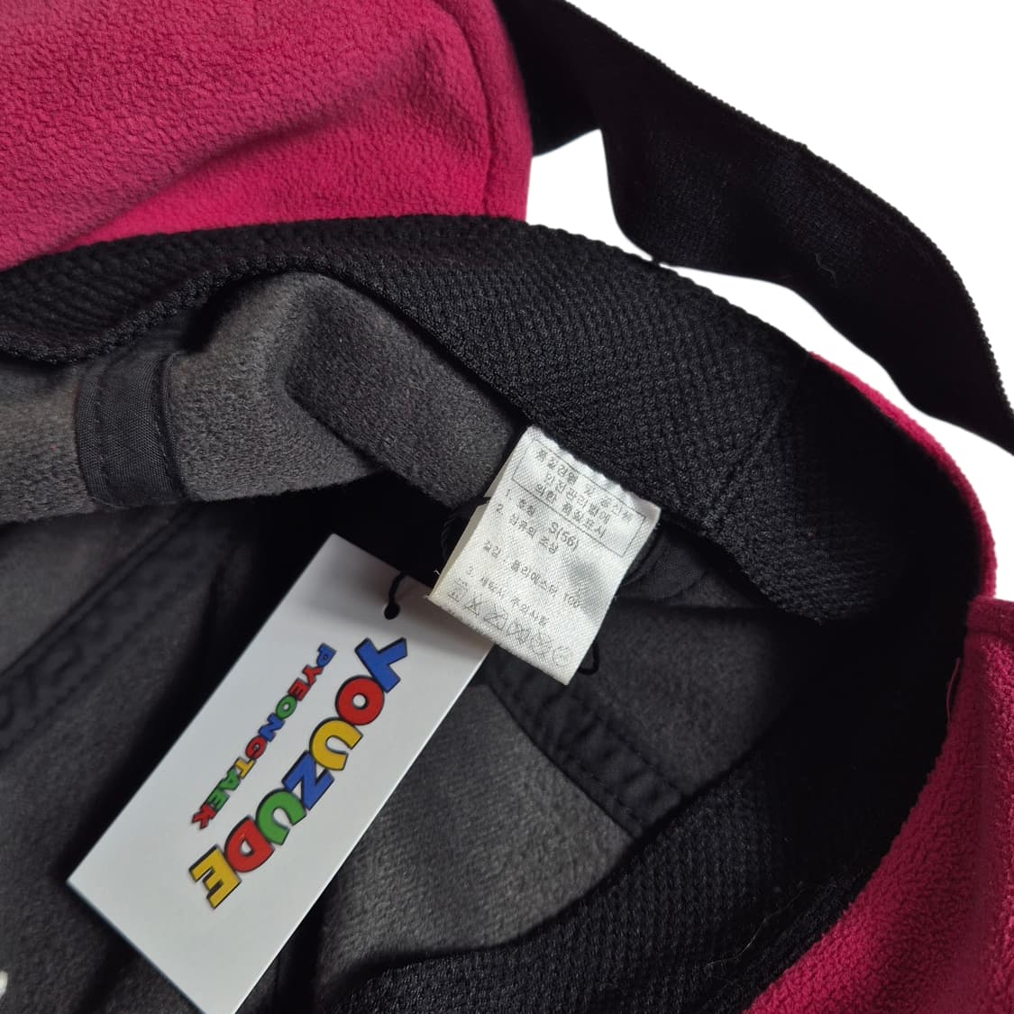 TNF) 빈티지 노스페이스 후리스 이어플랩 캡 핑크 상품이미지6