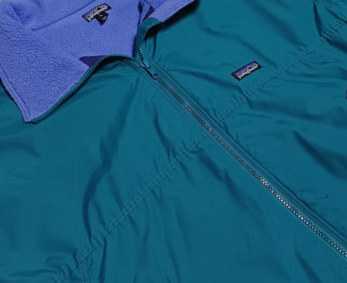 🇺🇸 [L] 파타고니아 쉘드 신칠라 봄버 자켓 틸 / 퍼플 블루 상품이미지6