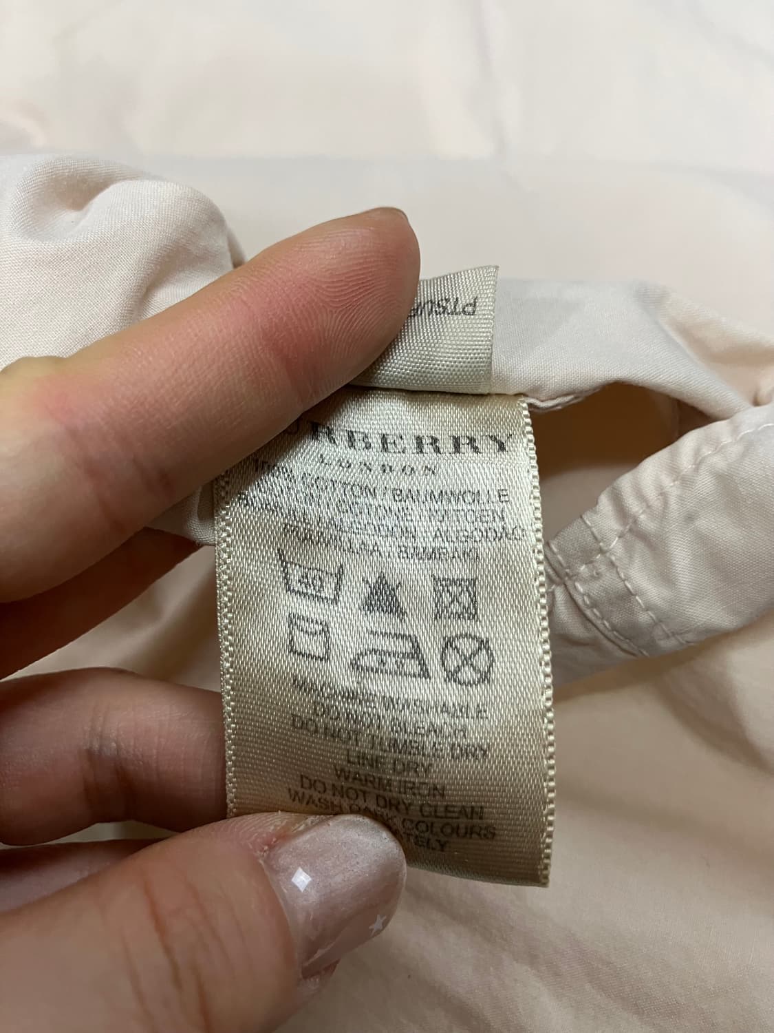 버버리 런던 밴드칼라 슬림핏 셔츠 L 상품이미지7