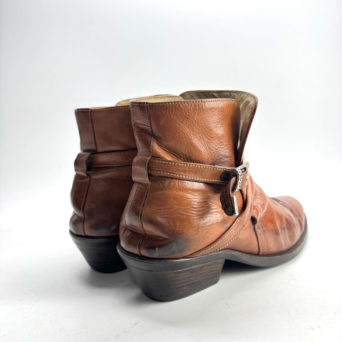 270) 빈티지 수제 바이커부츠 핸드메이드 웨스턴부츠 상품이미지6