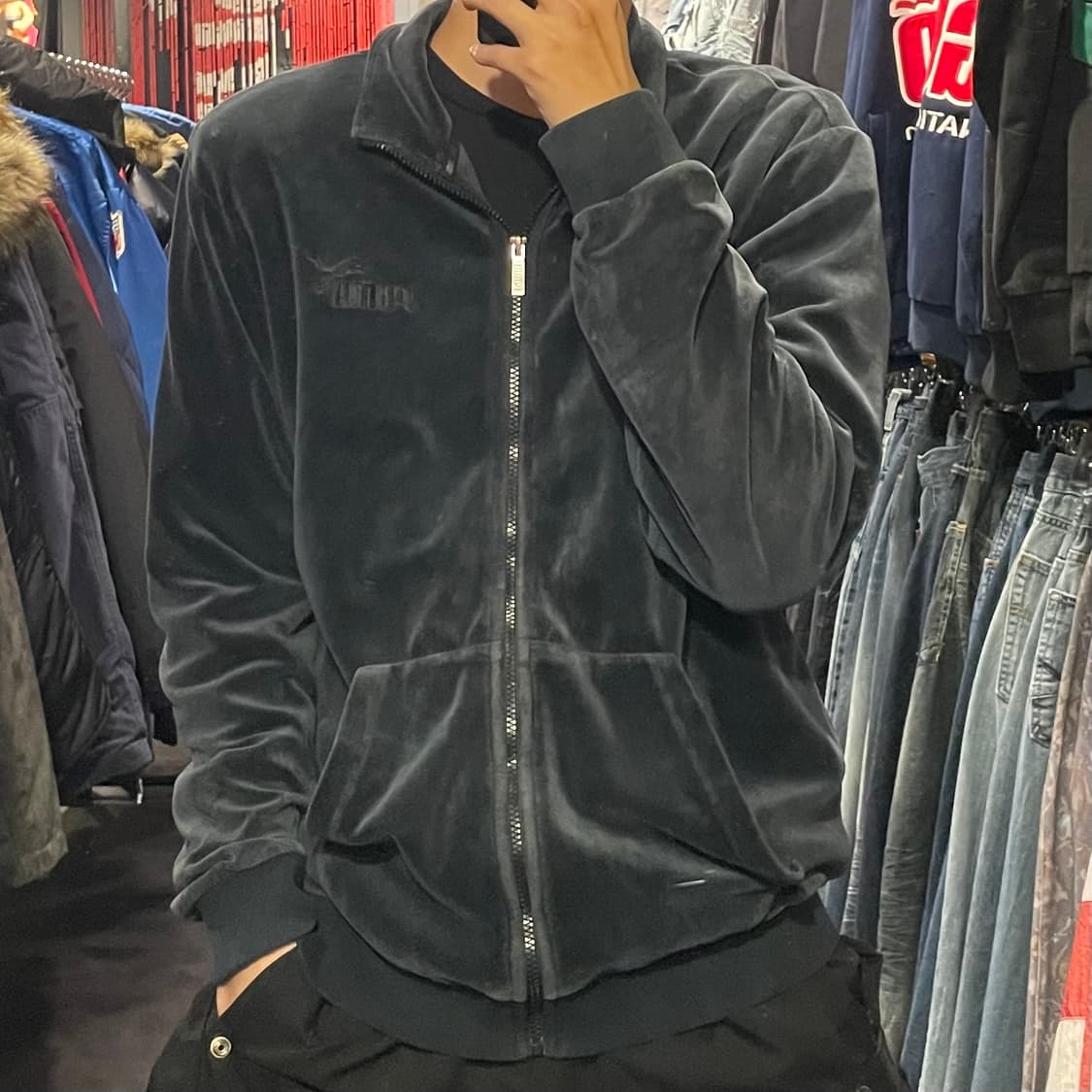 [IM] PUMA 딥네이비 벨벳져지 상품이미지3