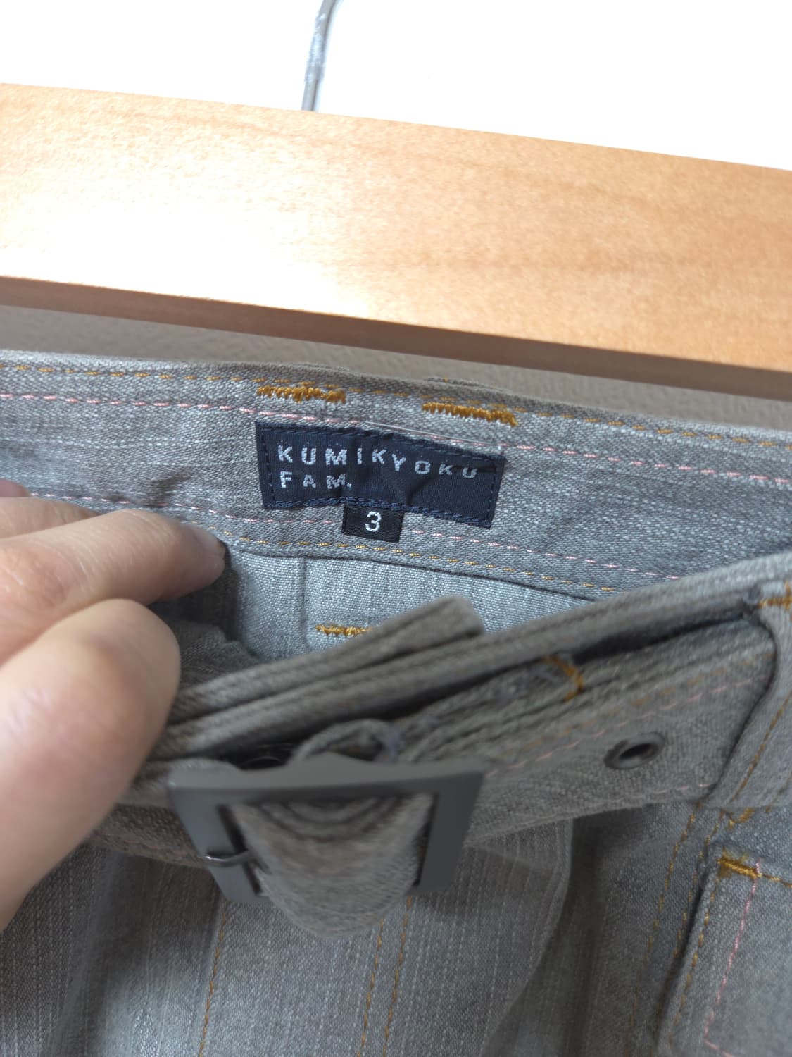Kumikyoku 쿠미쿄쿠 데님치마 상품이미지5