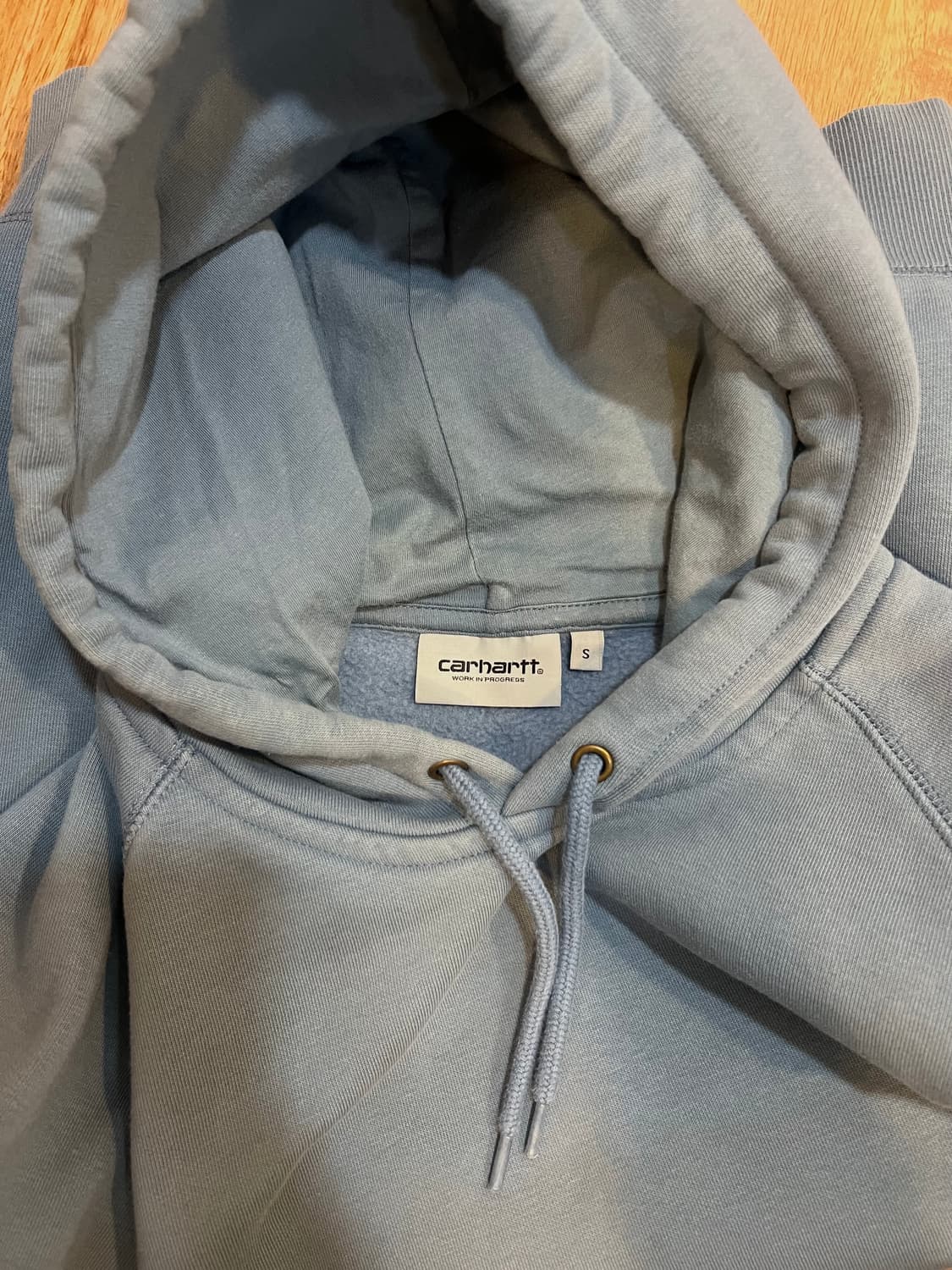 칼하트 남성 인디블루 후드티셔츠 코튼티셔츠 상품이미지5