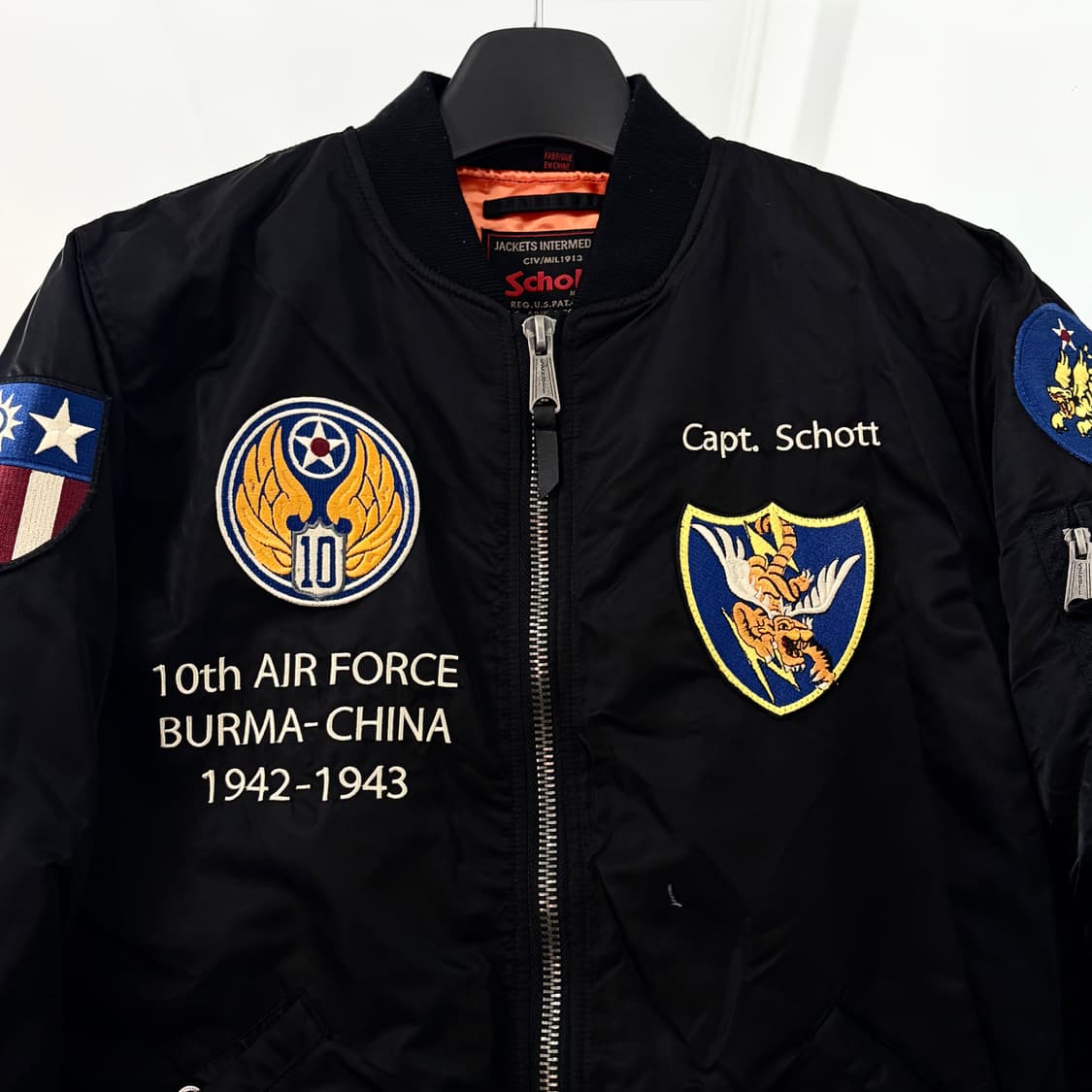 쇼트 엠브로이더리 플라이트 자켓 상품이미지6