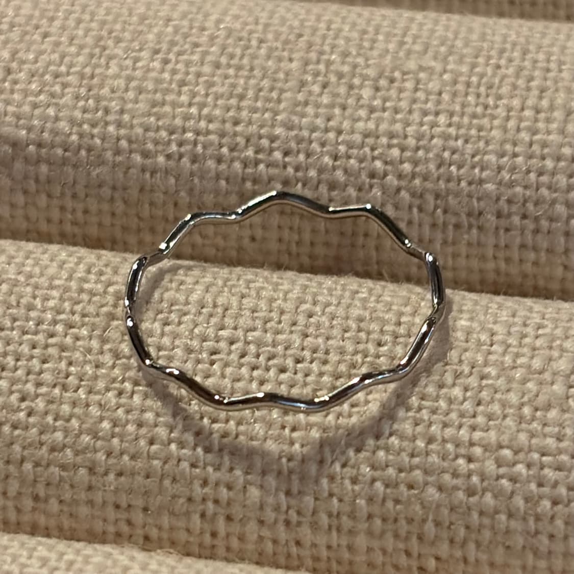 새상품 여성 신주 물결 반지 상품이미지4