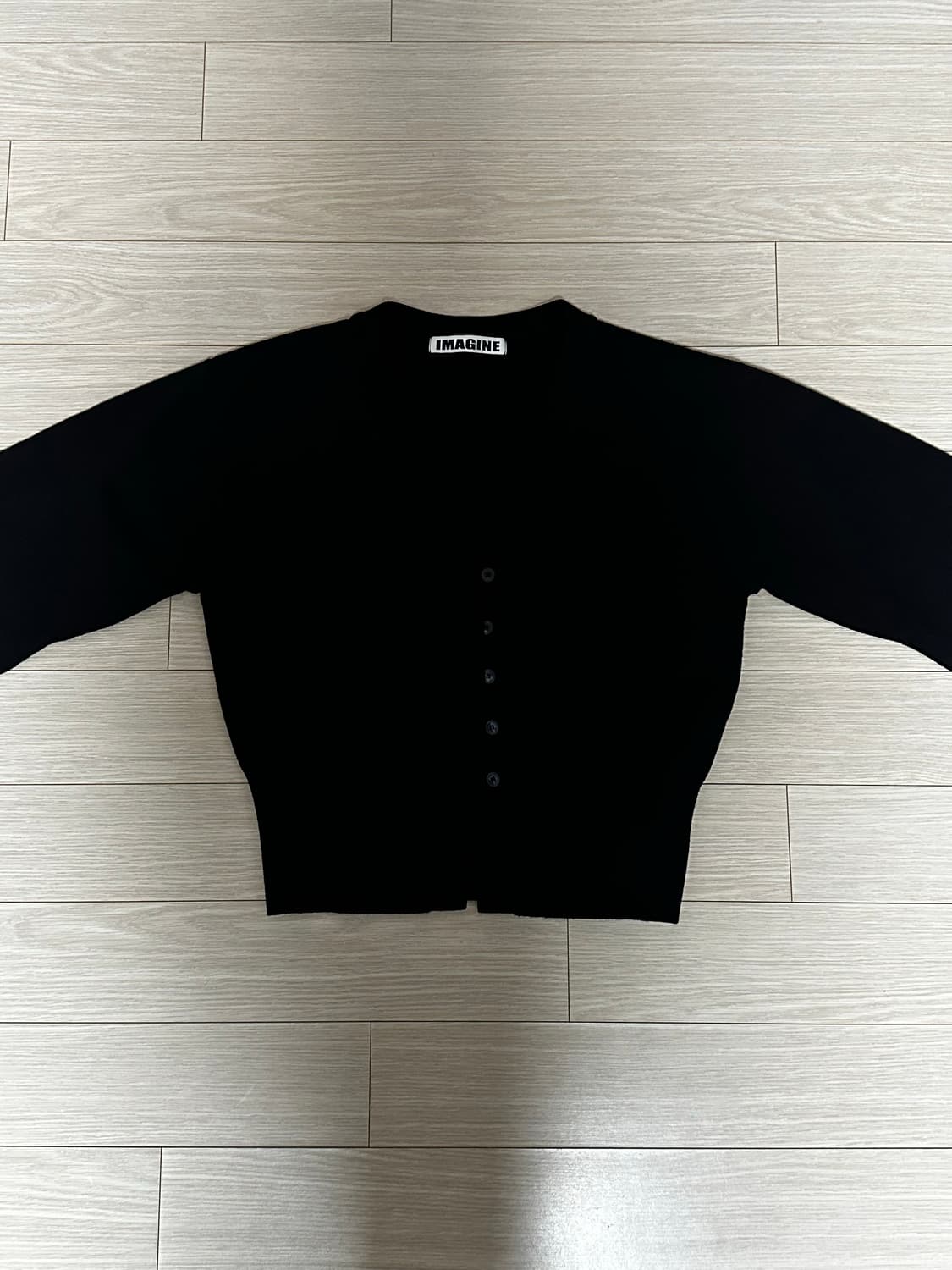 (W) Black cardigan 상품이미지1