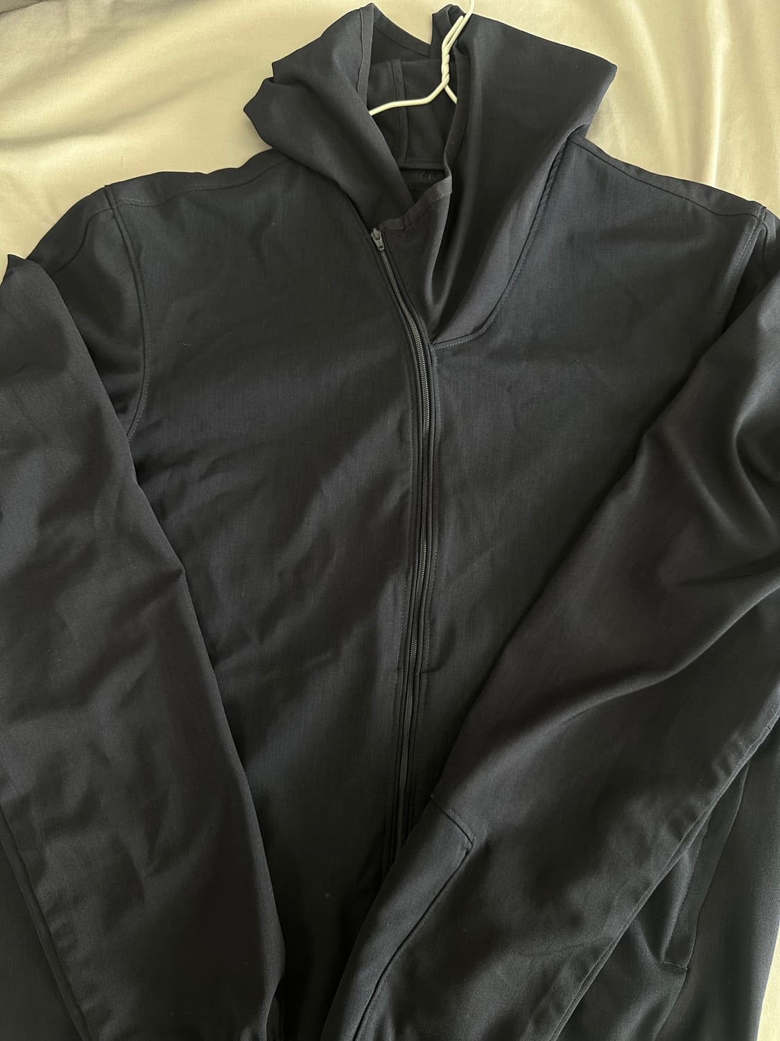 누마레ee 컷오프 슬리브 후드집업 네이비 L 상품이미지1