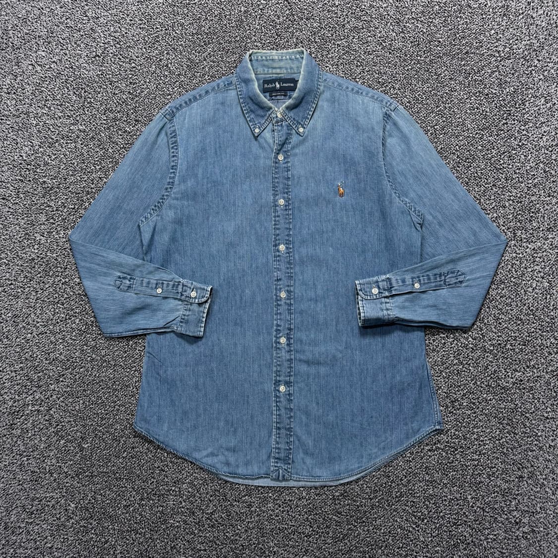 Name : 폴로 랄프로렌 시그니처로고 샴브레이 데님 셔츠 :)  상품이미지1