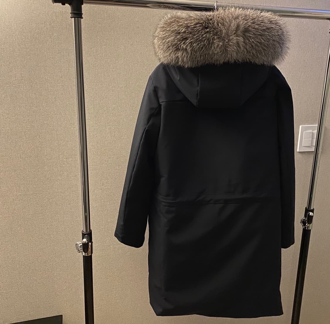 솔리드옴므 19FW 폭스퍼 패딩 다크네이비 46(95) 사이즈 상품이미지2