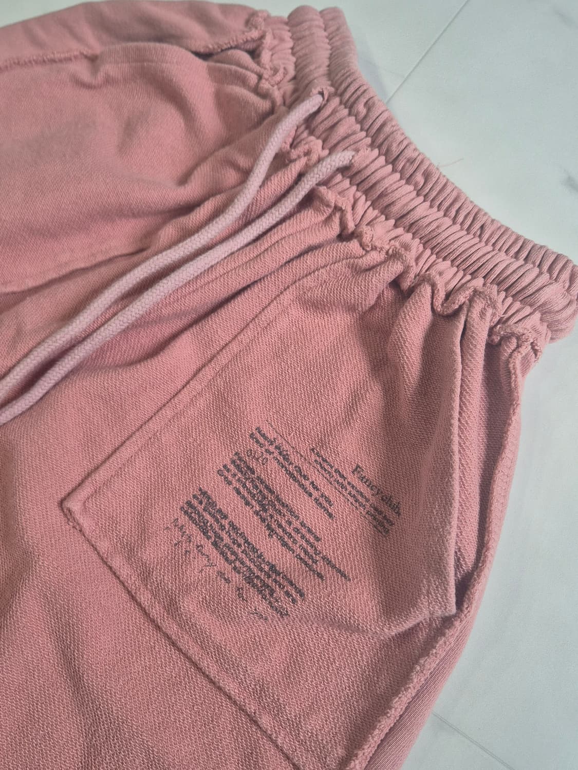 네스티 팬시클럽 쿠씨 스웻팬츠 인디 핑크 (one size) 상품이미지4