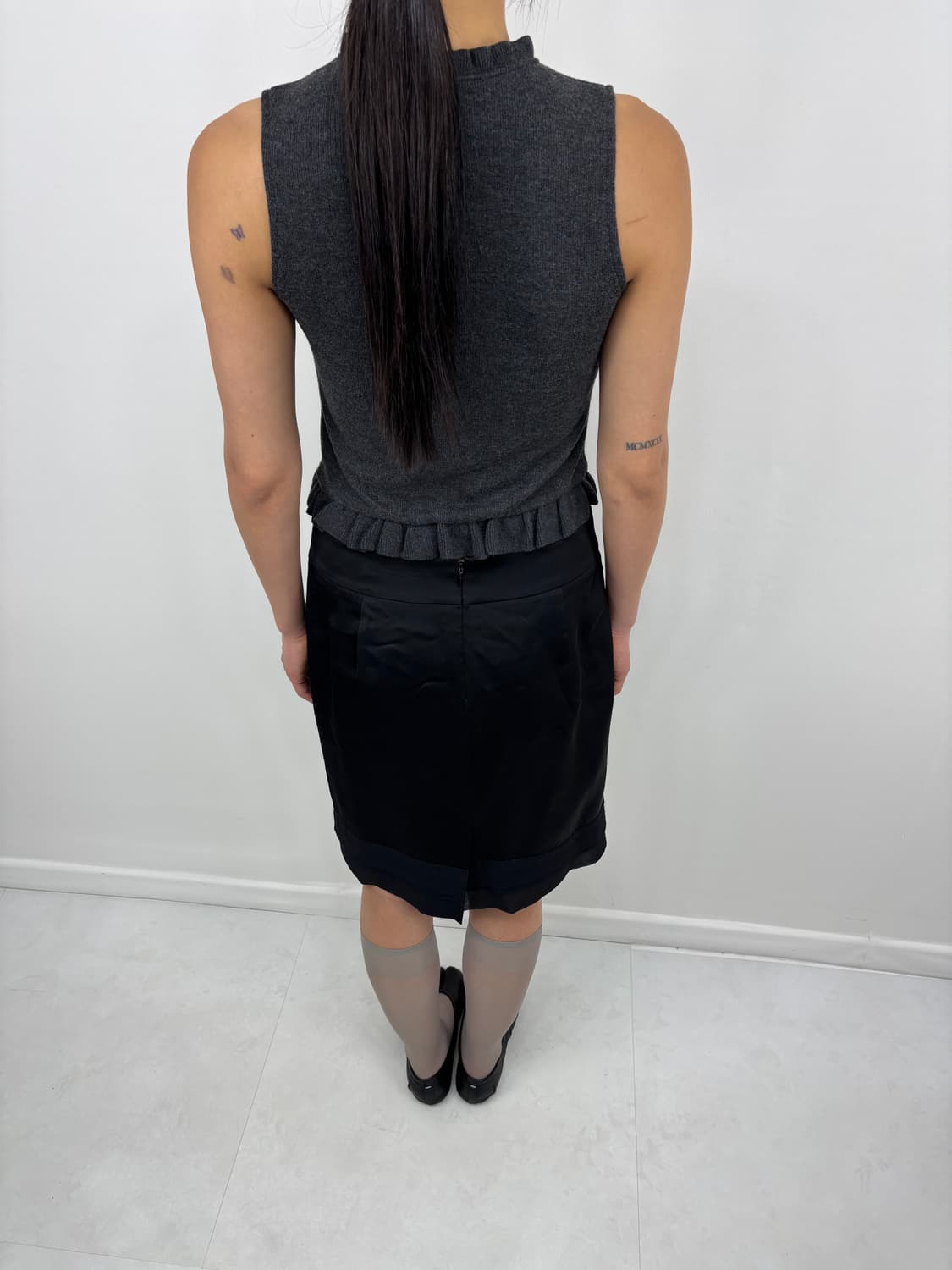 ZARA FRILL KNIT SLEEVELESS 상품이미지2