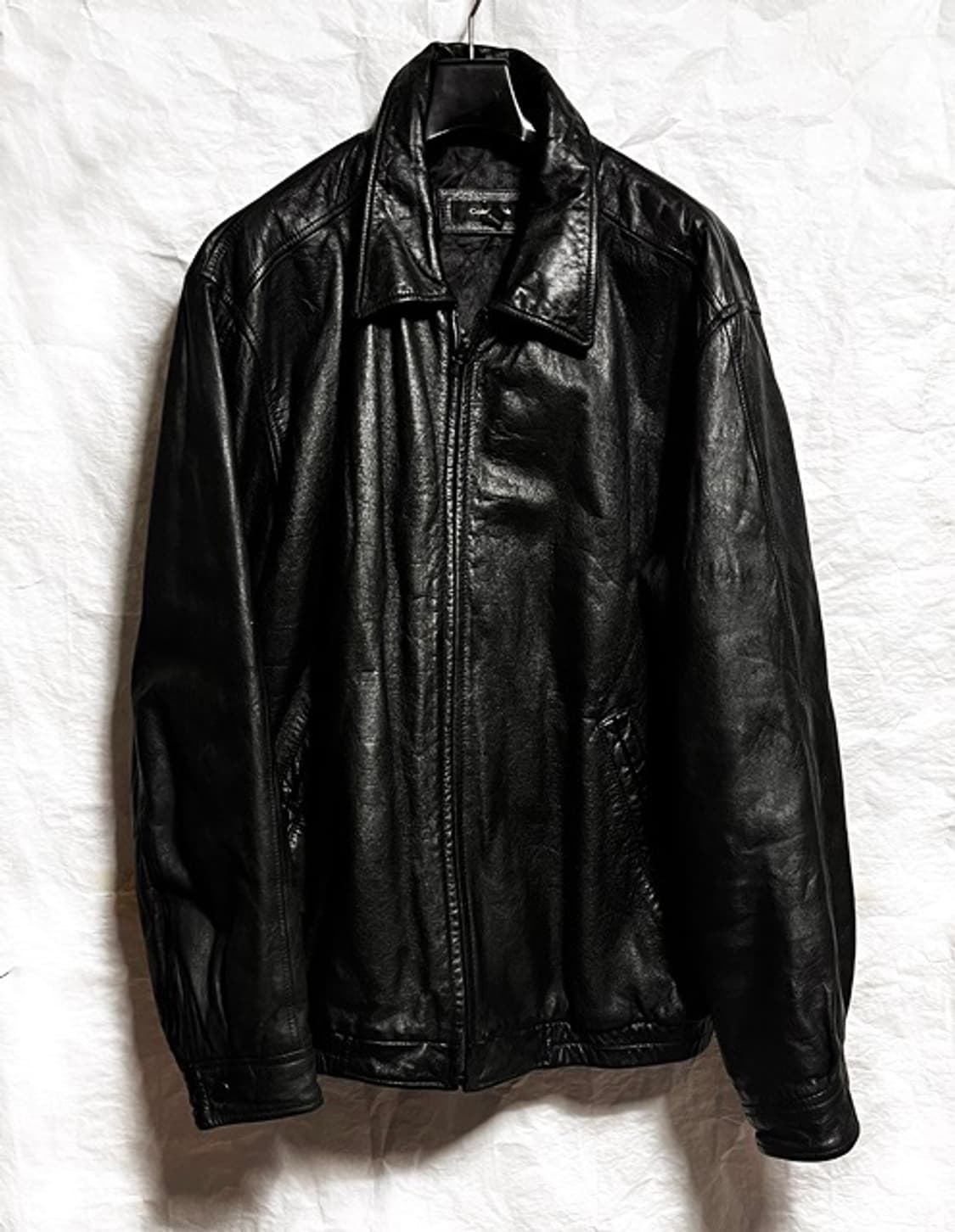 cole brook L 블랙 리얼 가죽자켓 상품이미지4