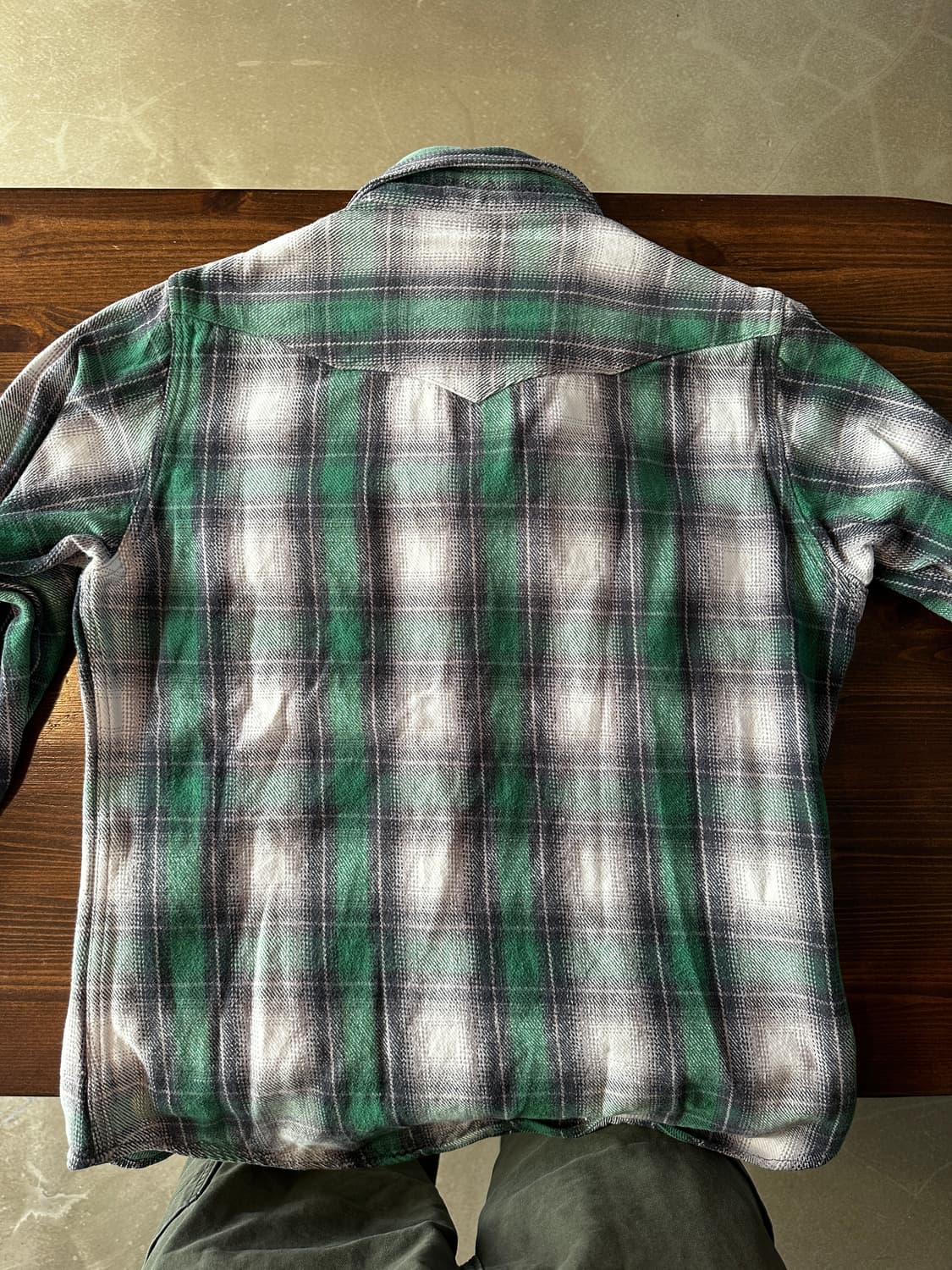 랭글러 웨스턴 체크 셔츠 상품이미지5