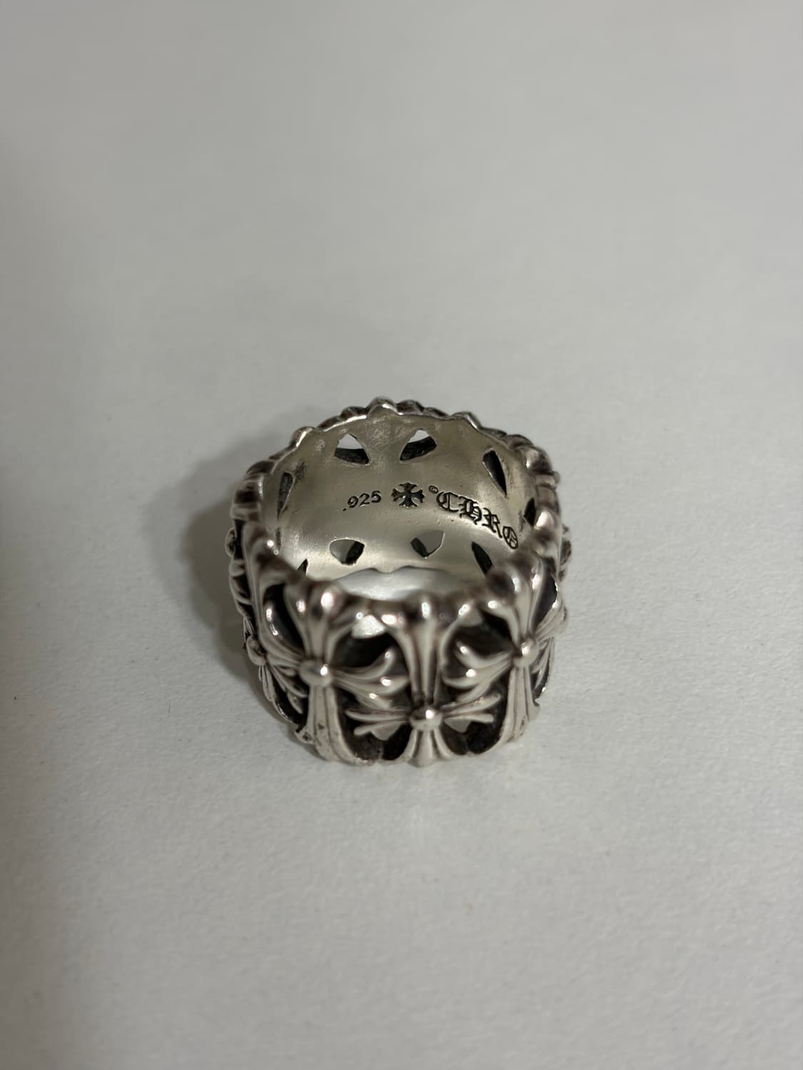 크롬하츠 세메터리 라운드링 14-15호 상품이미지5