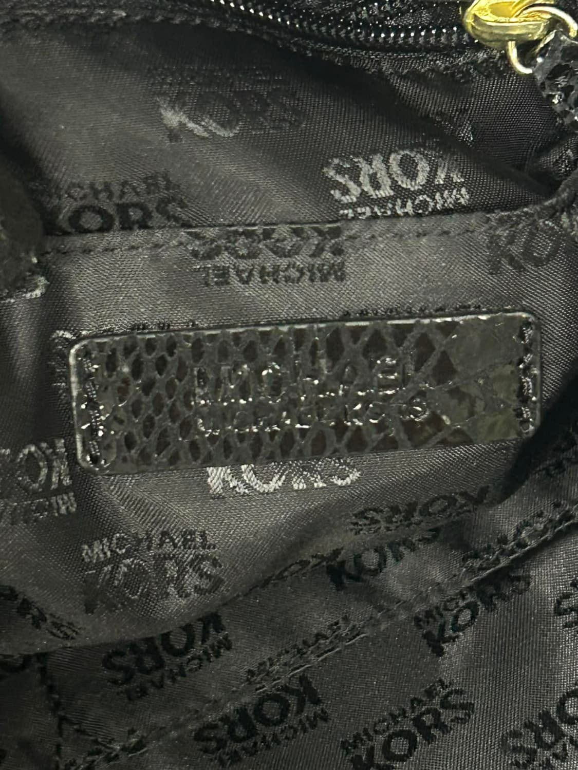 마이클코어스 빈티지 파이톤 체인 호보백 숄더 토트백 상품이미지7