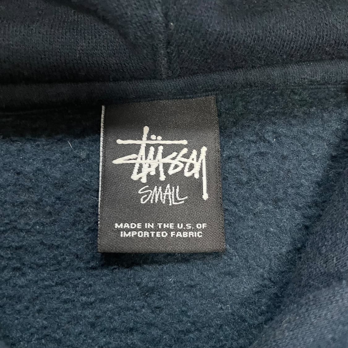 스투시 Stussy up on it 그래픽 후드집업 네이비 상품이미지5