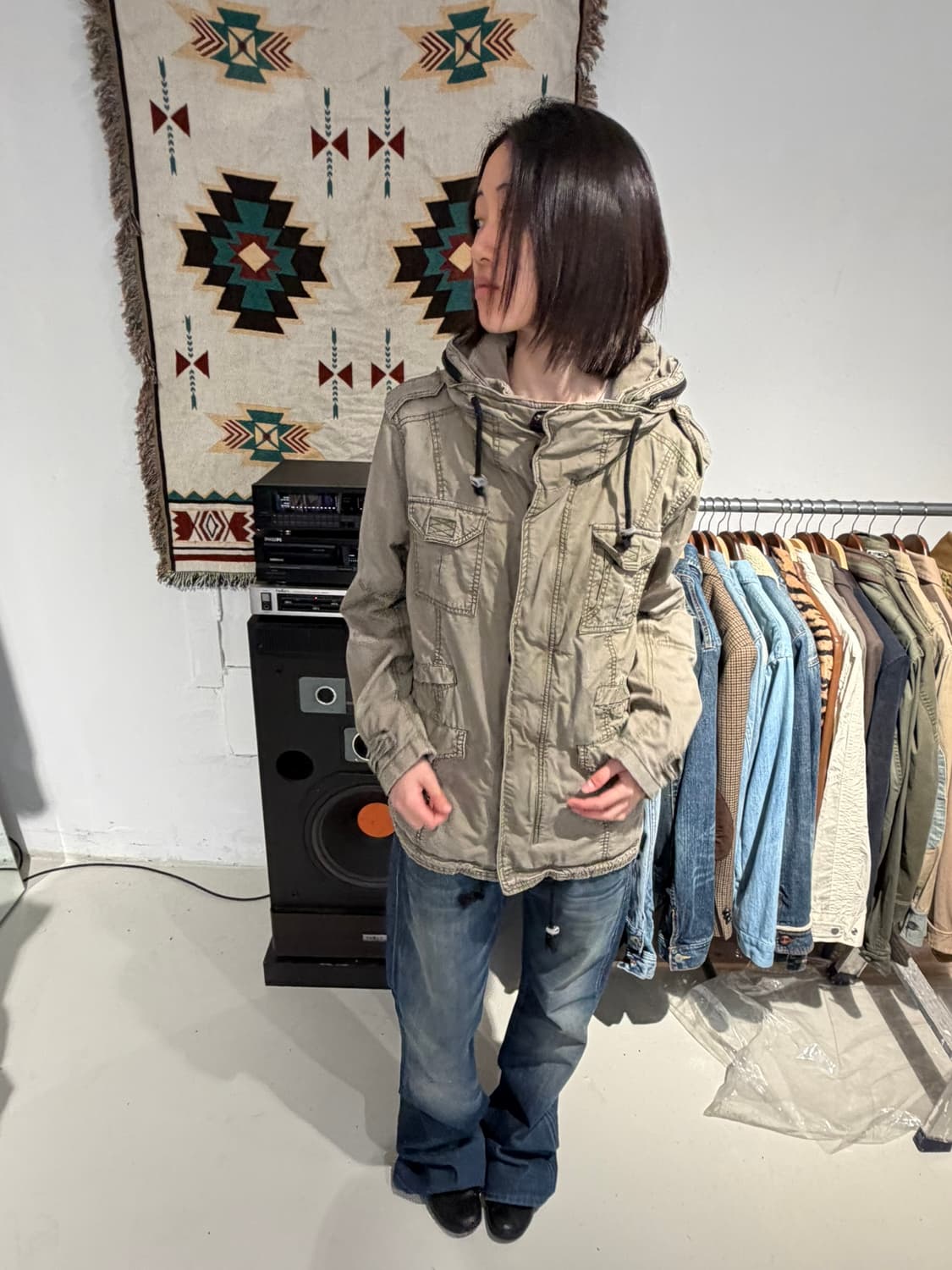 DOHC 멀티 포켓 후드 야상 상품이미지1