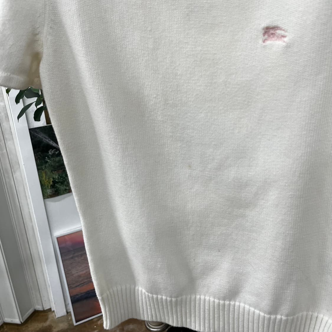 버버리 블루라벨 반팔 니트 38 상품이미지5