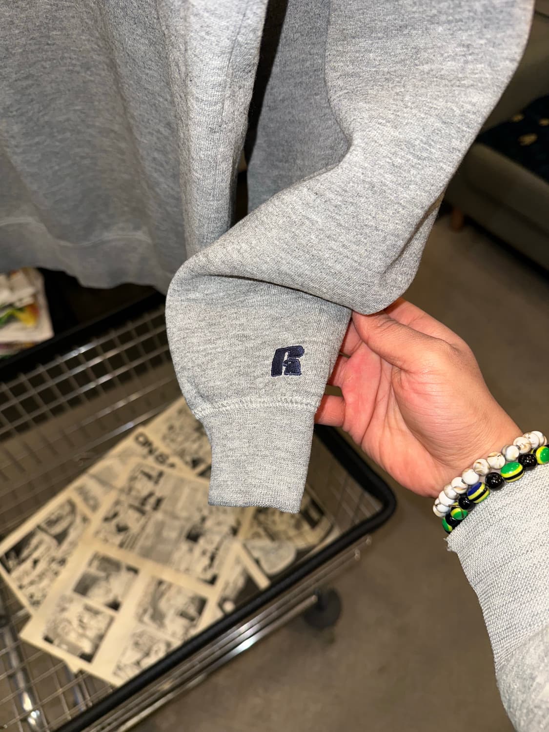 00’s Russell Athletic plain grey sweats 상품이미지6