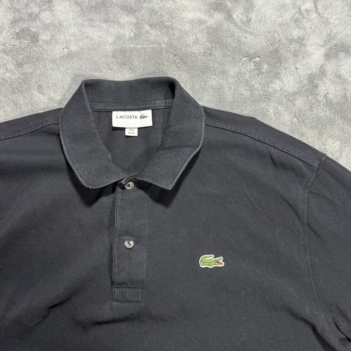 라코스테 블랙 반팔 카라티셔츠 상품이미지2