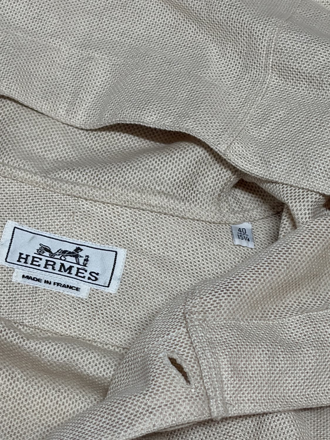 (매장판) 에르메스 후드 자켓 40 에르메스 린넨 코튼 후드 자켓 105 상품이미지5