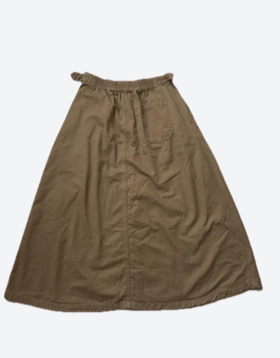 일본)카멜컬러 롱스커트 상품이미지2