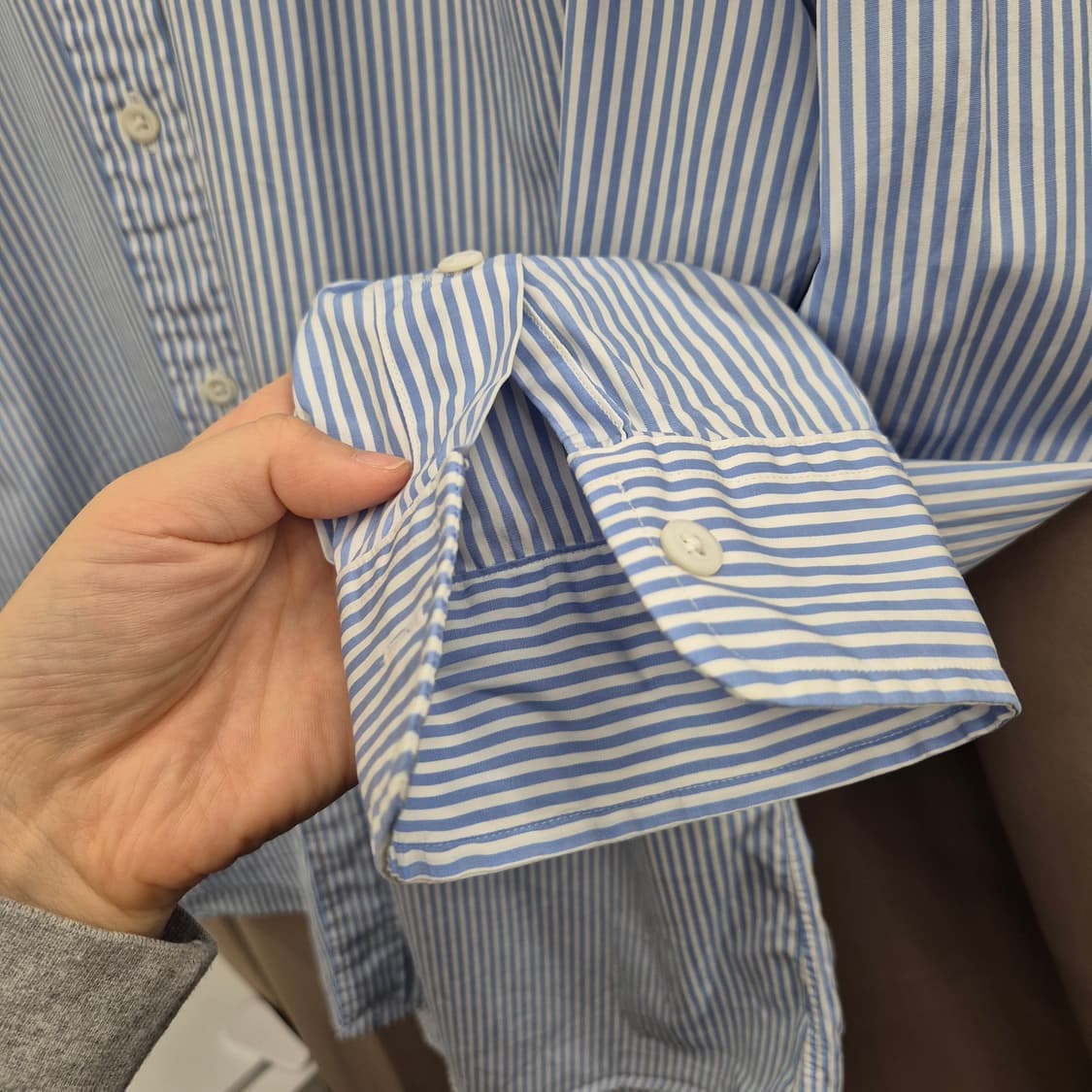 폴로 랄프로렌 스트라이프 셔츠 M 상품이미지3