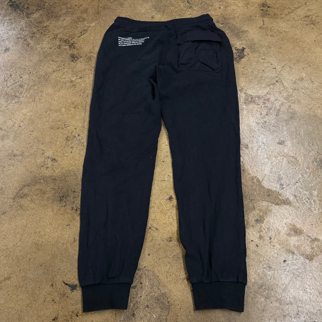 [정품/80] 스노우피크 블랙 트레이닝 바지 b16 상품이미지3