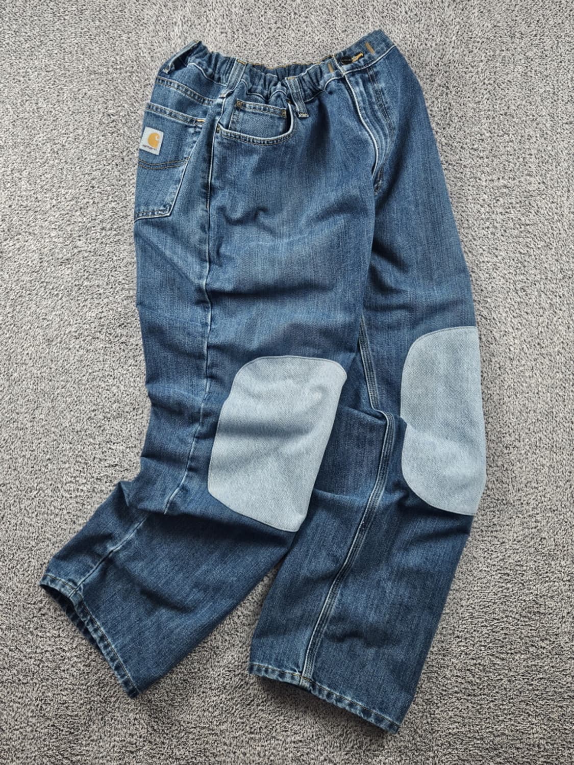 칼하트 밴딩 니패치드 커스텀 데님 팬츠 ( 40X30 ) / 10636 상품이미지1