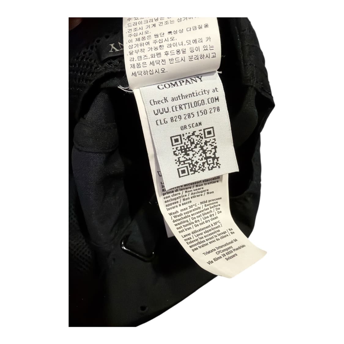 CP컴퍼니 캡 블랙 상품이미지4