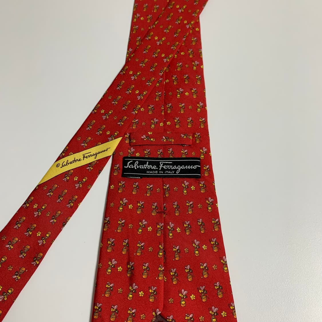 살바토레 페레가모 명품 이태리 100실크 결혼식넥타이 최상급 상품이미지5