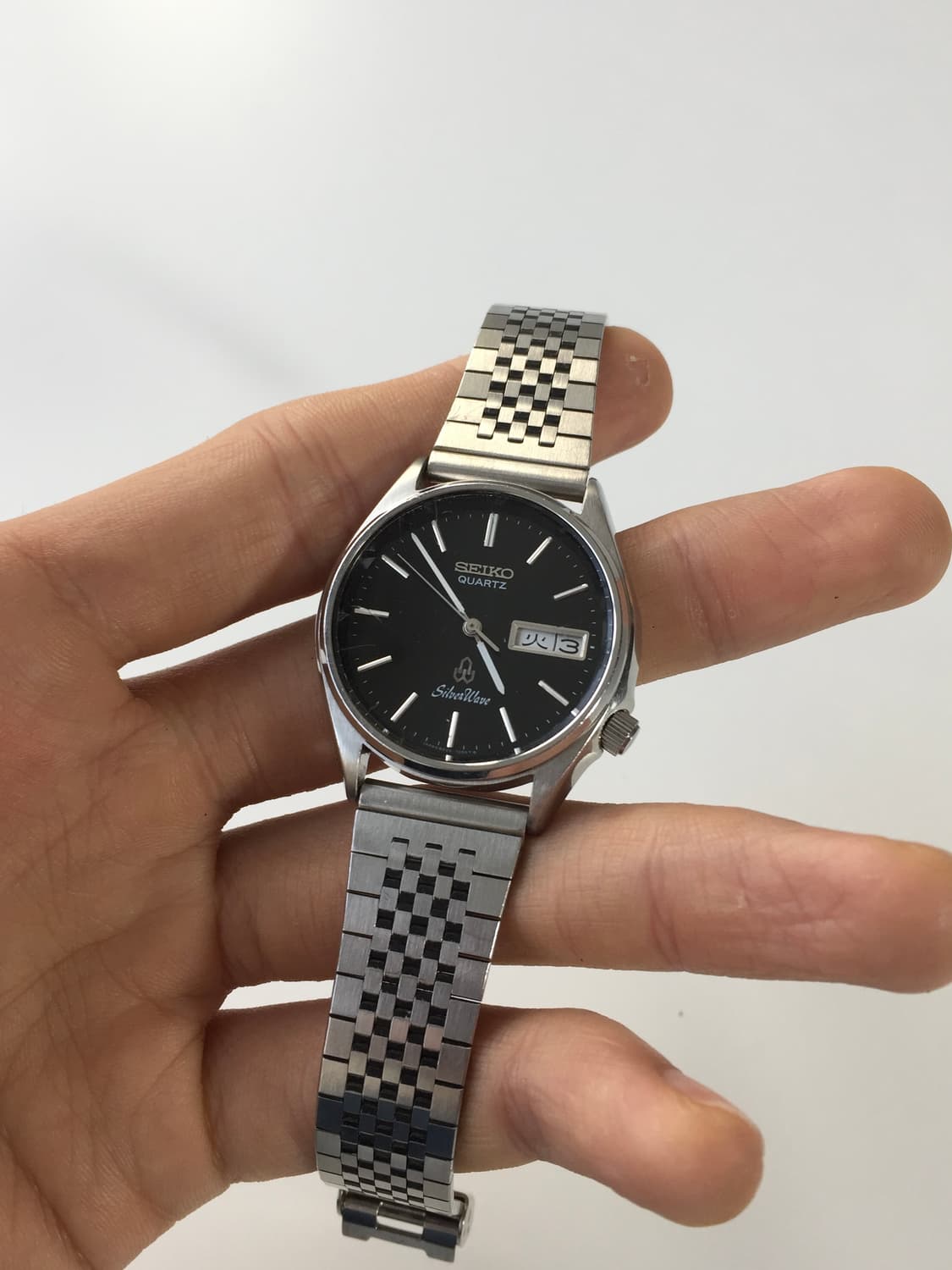 80s seiko silver wave black dial (ver.2) 상품이미지1