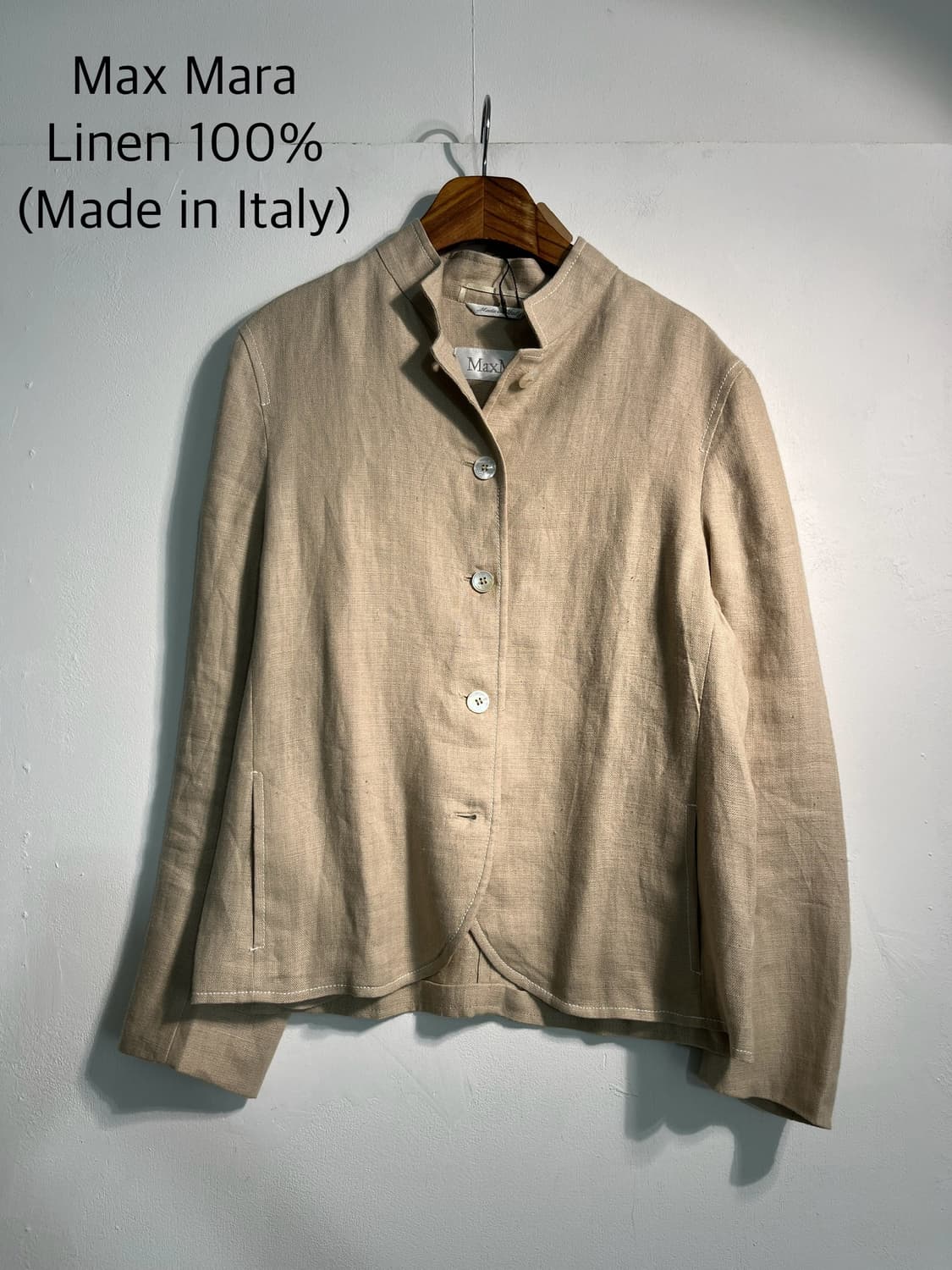 Max Mara 막스마라 린넨 100% 자켓 (Italy made) 상품이미지1