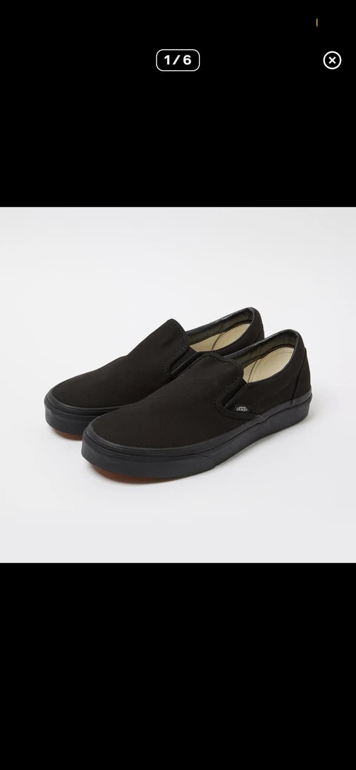 Vans 반스 슬립온 블랙 265 상품이미지1