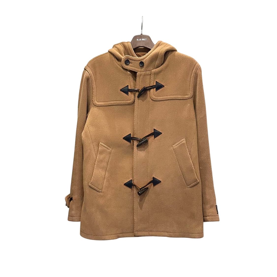 ITALY VINTAGE 떡볶이 코트 투포켓 토글 버튼 디테일 베이지 상품이미지1