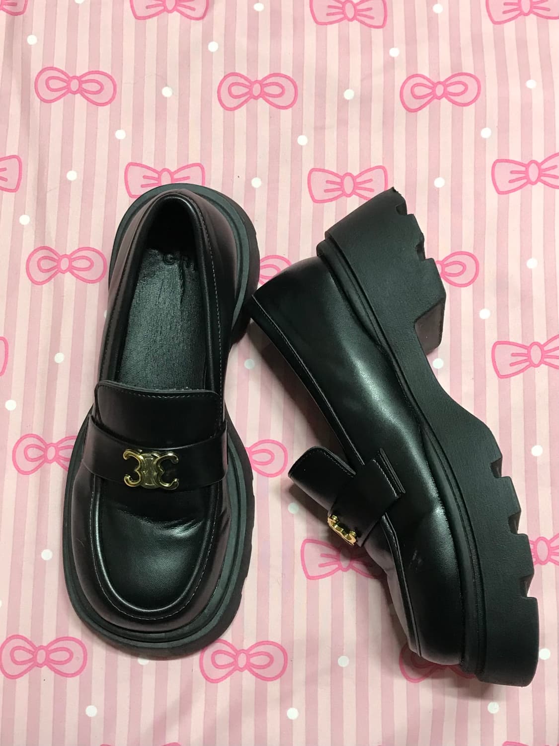 GRL 지뢰계 통굽 로퍼 상품이미지2