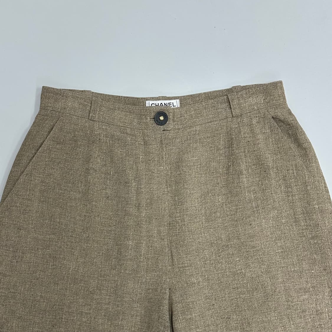 샤넬 린넨 트라우져 슬랙스 팬츠 상품이미지2