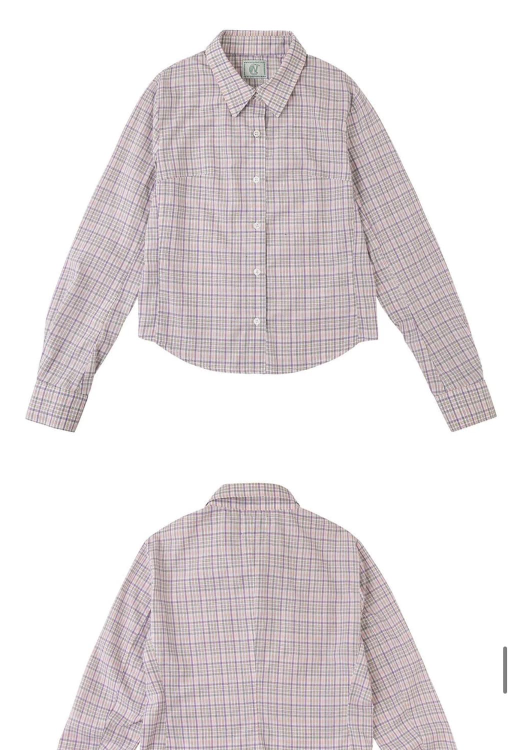 check shirt pink 상품이미지5