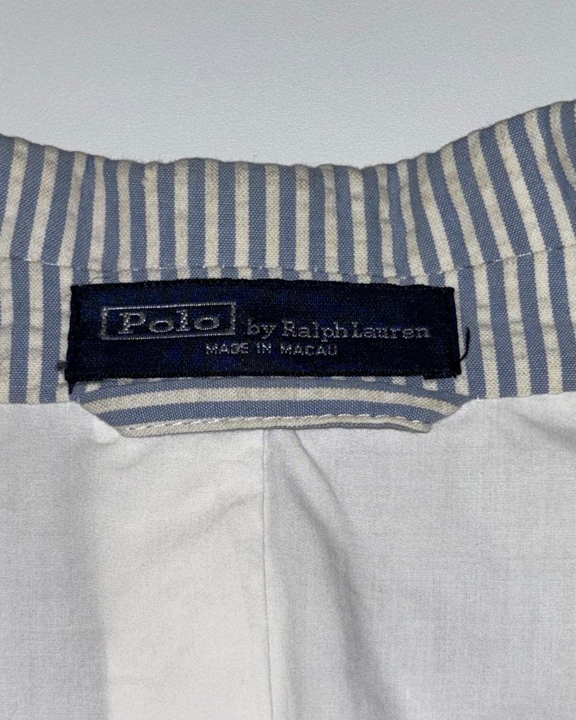Polo 폴로 랄프로렌 스트라이프 코튼 시어서커 블레이저 상품이미지6