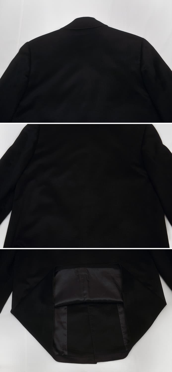 갤럭시 카디날 블랙 퓨어 캐시미어 맥코트 하프코트 (100 / 105+) 상품이미지5