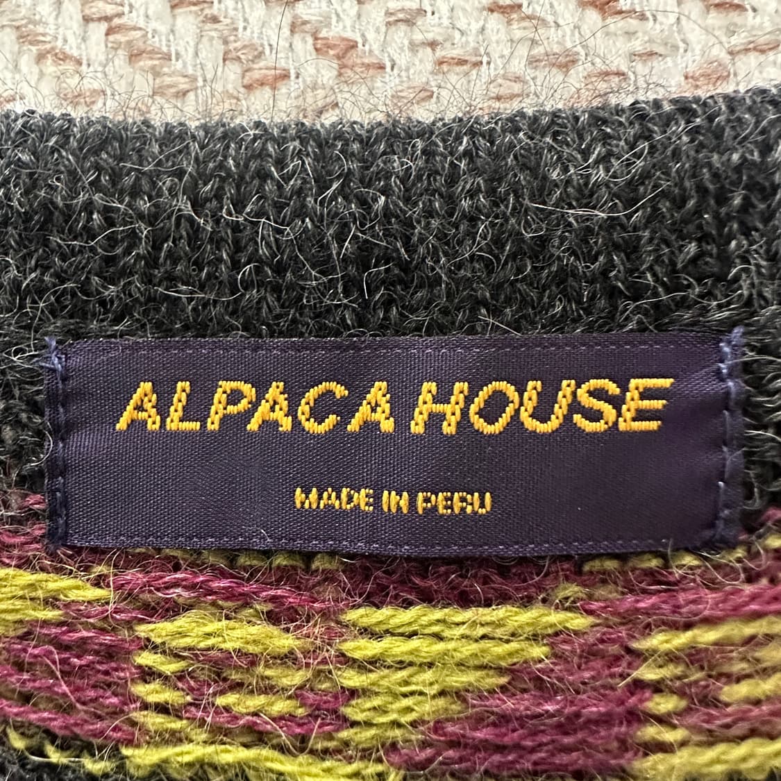 ALPACA HOUSE peru made knit vest 상품이미지3