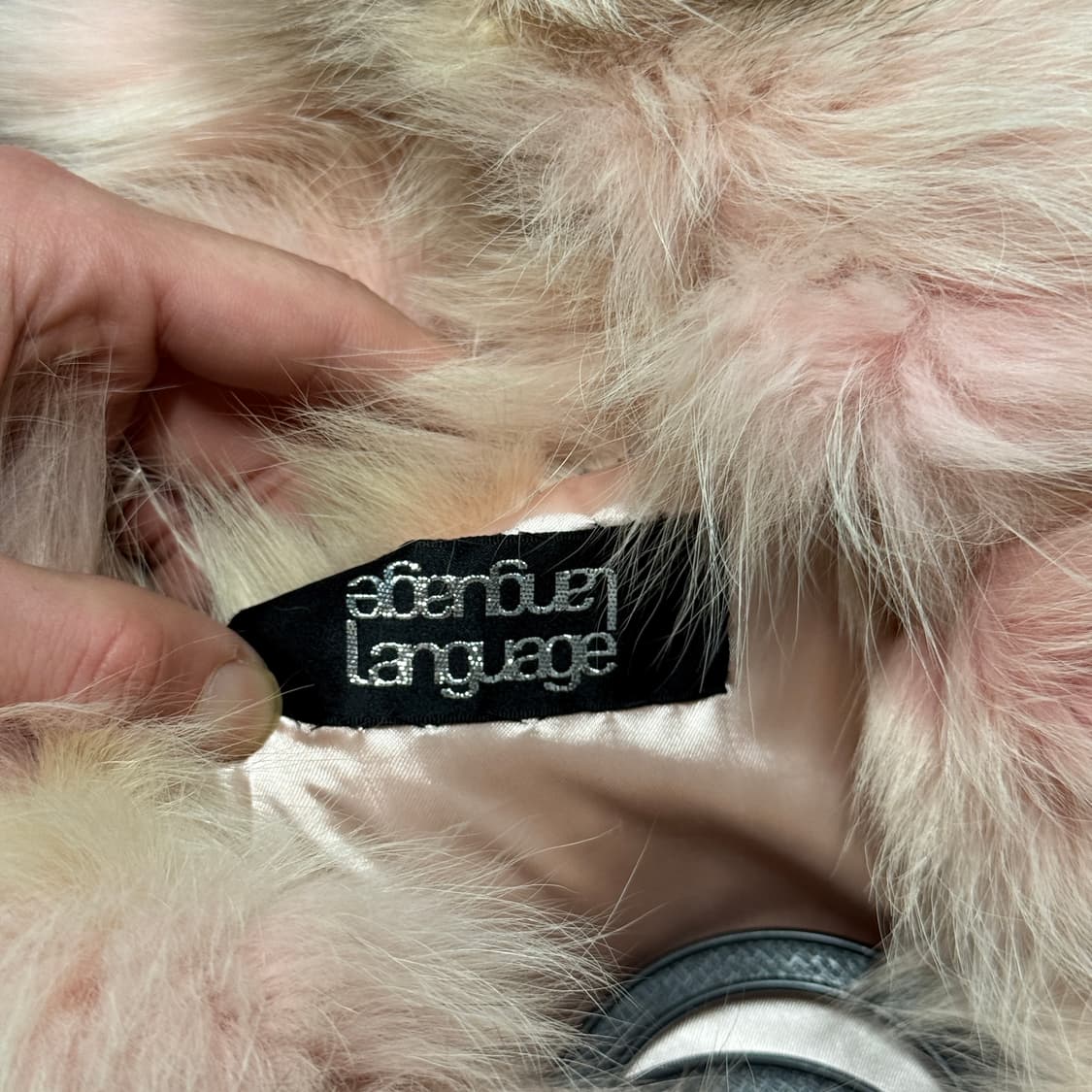 VTG 빈티지 100% 폭스 퍼 핑크 퍼 코트 상품이미지7